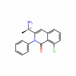 (R)-3-(1-aminoethyl)-8-chloro-2-phenylisoquinolin-1(2H)-one