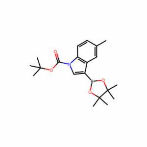 Tert-butyl 5-methyl-3-(4,4,5,5-tetramethyl-1,3,2-dioxaborolan-2-yl)-1H-indole-1-carboxylate