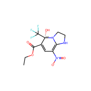 Ethyl 5-hydroxy-8-nitro-5-(trifluoromethyl)-1,2,3,5-tetrahydroimidazo[1,2-a]pyridine-6-carboxylate
