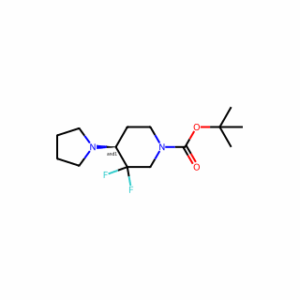 tert-Butyl 3,3-difluoro-4-(pyrrolidin-1-yl)piperidine-1-carboxylate