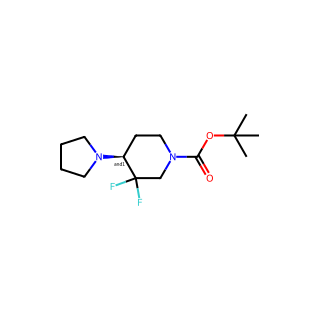 tert-Butyl 3,3-difluoro-4-(pyrrolidin-1-yl)piperidine-1-carboxylate