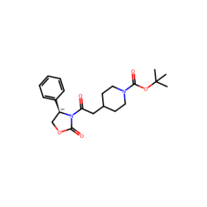 (R)-tert-Butyl 4-(2-oxo-2-(2-oxo-4-phenyloxazolidin-3-yl)ethyl)piperidine-1-carboxylate