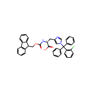 (S)-2-((((9H-Fluoren-9-yl)methoxy)carbonyl)amino)-3-(1-((2-chlorophenyl) diphenylmethyl)-1H-imidazol-4-yl)propanoic acid