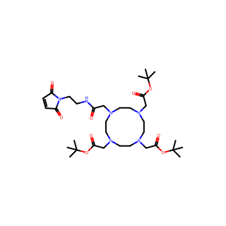 Tri-tert-butyl 2,2′,2″-(10-(2-((2-(2,5-dioxo-2,5-dihydro-1H-pyrrol-1-yl)ethyl)amino)-2-oxoethyl)-1,4,7,10-tetraazacyclododecane-1,4,7-triyl)triacetate