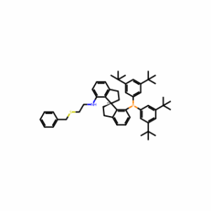 (R)-(+)-7-[N-(2-Benzylthio)ethylamino]-7′-[bis(3,5-di-t-butylphenyl)phosphino]-2,2′,3,3′-tetrahydro-1,1′-spirobindane, 97+% (>99% ee) [(R)-DTB-SpiroSAP-Bn]