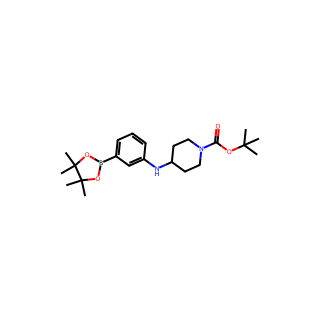 tert-butyl 4-((3-(4,4,5,5-tetramethyl-1,3,2-dioxaborolan-2-yl)phenyl)amino)piperidine-1-carboxylate