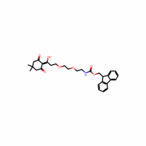 (9H-Fluoren-9-yl)methyl (2-(2-(3-(4,4-dimethyl-2,6-dioxocyclohexylidene)-3-hydroxypropoxy)ethoxy)ethyl)carbamate