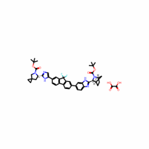 (1R,3S,4S)-tert-Butyl 3-(6-(7-(2-((S)-5-(tert-butoxycarbonyl)-5-azaspiro[2.4]heptan-6-yl)-1H-imidazol-5-yl)-9,9-difluoro-9H-fluoren-2-yl)-1H-benzo[d]imidazol-2-yl)-2-azabicyclo[2.2.1]heptane-2-carboxylate oxalate