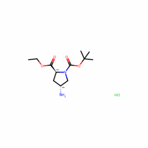 (2S,4R)-1-tert-Butyl 2-ethyl 4-aminopyrrolidine-1,2-dicarboxylate hydrochloride