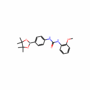 Urea, N-(2-methoxyphenyl)-N′-[4-(4,4,5,5-tetramethyl-1,3,2-dioxaborolan-2-yl)phenyl]-