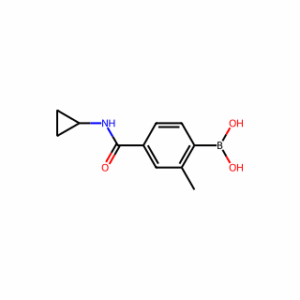 (4-(cyclopropylcarbamoyl)-2-methylphenyl)boronic acid