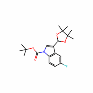 Tert-Butyl 5-Fluoro-3-(4,4,5,5-Tetramethyl-1,3,2-Dioxaborolan-2-Yl)-1H-Indole-1-Carboxylate