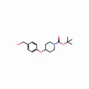 tert-Butyl 4-(4-(hydroxymethyl)phenoxy)piperidine-1-carboxylate