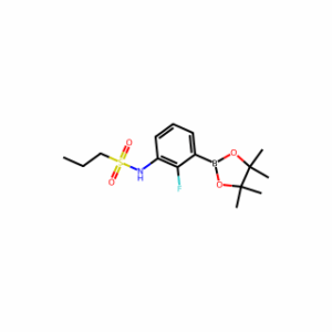 N-(2-Fluoro-3-(4,4,5,5-tetramethyl-1,3,2-dioxaborolan-2-yl)phenyl)propane-1-sulfonamide