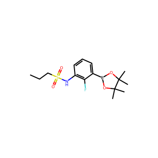N-(2-Fluoro-3-(4,4,5,5-tetramethyl-1,3,2-dioxaborolan-2-yl)phenyl)propane-1-sulfonamide