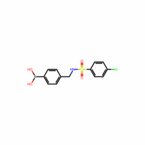 (4-(((4-chlorophenyl)sulfonamido)methyl)phenyl)boronic acid