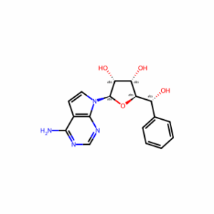 (2R,3R,4S,5R)-2-(4-Amino-7H-pyrrolo[2,3-d]pyrimidin-7-yl)-5-((R)-hydroxy(phenyl)methyl)tetrahydrofuran-3,4-diol
