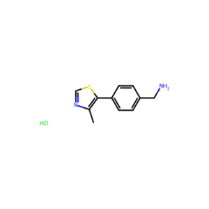 (4-(4-Methylthiazol-5-yl)phenyl)methanamine hydrochloride