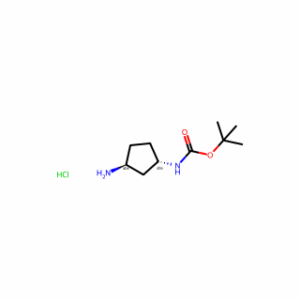 tert-Butyl (trans-3-aminocyclopentyl)carbamate hydrochloride