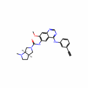 (3aR,6aR)-N-[4-[(3-Ethynylphenyl)amino]-7-methoxy-6-quinazolinyl]hexahydro-1-methylpyrrolo[3,4-b]pyrrole-5(1H)-carboxamide