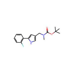tert-Butyl ((5-(2-fluorophenyl)-1H-pyrrol-3-yl)methyl)(methyl)carbamate