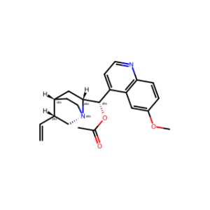 (S)-(6-Methoxyquinolin-4-yl)((1S,2R,4S,5R)-5-vinylquinuclidin-2-yl)methyl acetate