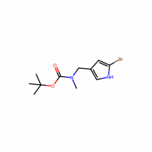 tert-Butyl ((5-bromo-1H-pyrrol-3-yl)methyl)(methyl)carbamate