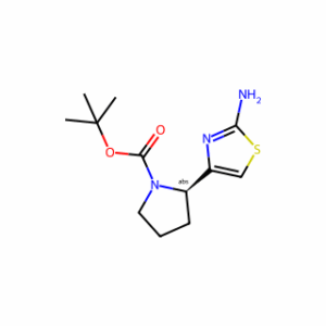 tert-Butyl (r)-2-(2-aminothiazol-4-yl)pyrrolidine-1-carboxylate