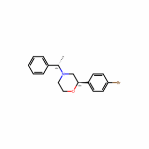 (2R)-2-(4-bromophenyl)-4-[(1S)-1-phenylethyl]morpholine