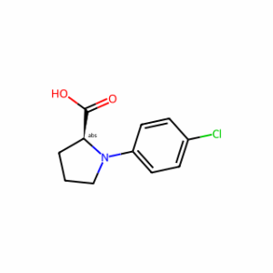 (2S)-1-(4-chlorophenyl)pyrrolidine-2-carboxylic acid