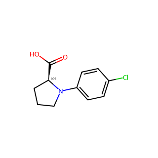 (2S)-1-(4-chlorophenyl)pyrrolidine-2-carboxylic acid