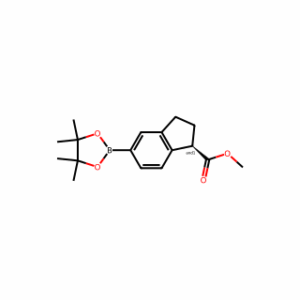 Methyl 5-(4,4,5,5-tetramethyl-1,3,2-dioxaborolan-2-yl)-2,3-dihydro-1H-indene-1-carboxylate