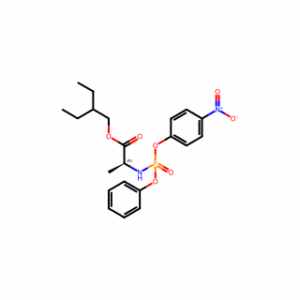 L-Alanine,N-[(S)-(4-nitrophenoxy)phenoxyphosphinyl]-, 2-ethylbutyl ester