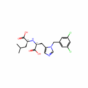 ((S)-1-Carboxy-2-(1-(3,5-dichlorobenzyl)-1H-imidazol-5-yl)ethyl)-L-leucine