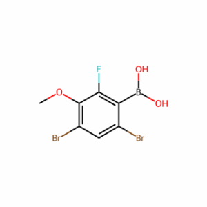 (4,6-Dibromo-2-fluoro-3-methoxyphenyl)boronic acid