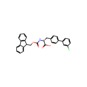 (S)-2-((((9H-Fluoren-9-yl)methoxy)carbonyl)amino)-3-(3′-chloro-[1,1′-biphenyl]-4-yl)propanoic acid