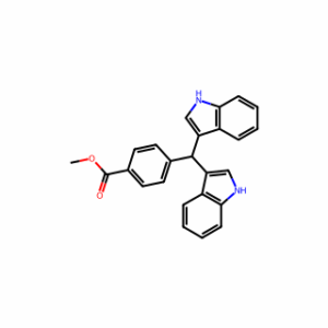 methyl 4-[bis(1H-indol-3-yl)methyl]benzoate