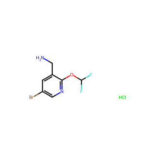 (5-Bromo-2-(difluoromethoxy)pyridin-3-yl)methanamine hydrochloride