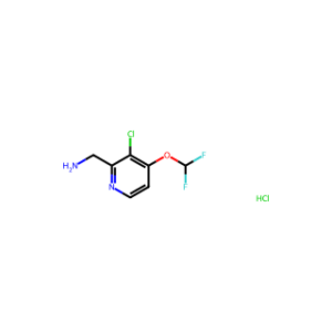 (3-Chloro-4-(difluoromethoxy)pyridin-2-yl)methanamine hydrochloride
