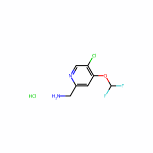 (5-Chloro-4-(difluoromethoxy)pyridin-2-yl)methanamine hydrochloride