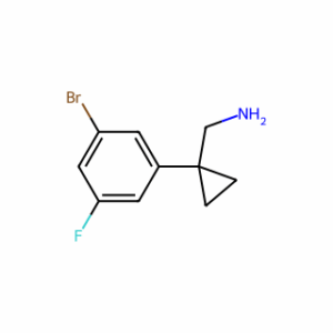 (1-(3-Bromo-5-fluorophenyl)cyclopropyl)methanamine