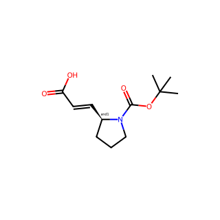 (E)-3-(1-(tert-Butoxycarbonyl)pyrrolidin-2-yl)acrylic acid