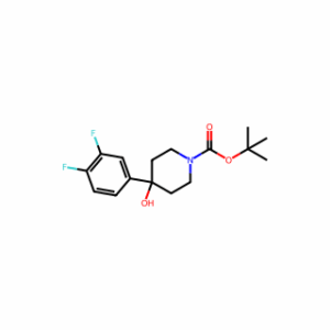 tert-butyl 4-(3,4-difluorophenyl)-4-hydroxypiperidine-1-carboxylate