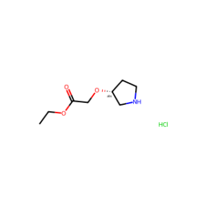 (R)-Ethyl 2-(pyrrolidin-3-yloxy)acetate hydrochloride