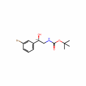 tert-butyl N-[2-(3-bromophenyl)-2-hydroxyethyl]carbamate