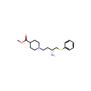 (R)-Methyl 1-[3-amino-4-(phenylthio)butyl]piperidine-4-carboxylate