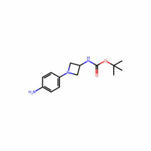 tert-butyl N-[1-(4-aminophenyl)azetidin-3-yl]carbamate