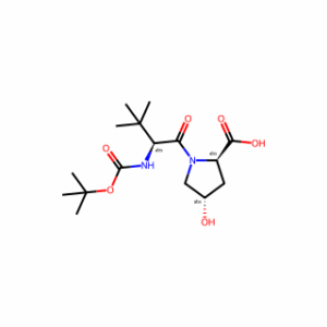 (2R,4S)-1-((S)-2-((tert-butoxycarbonyl)amino)-3,3-dimethylbutanoyl)-4-hydroxypyrrolidine-2-carboxylic acid