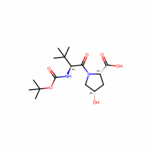 (2S,4S)-1-((S)-2-((tert-Butoxycarbonyl)amino)-3,3-dimethylbutanoyl)-4-hydroxypyrrolidine-2-carboxylic acid