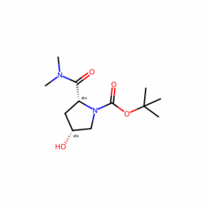 tert-butyl (2R,4R)-2-(dimethylcarbamoyl)-4-hydroxypyrrolidine-1-carboxylate